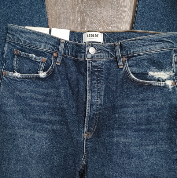AGOLDE Riley High Rise Straight Crop Jeans - Picture 8 of 16